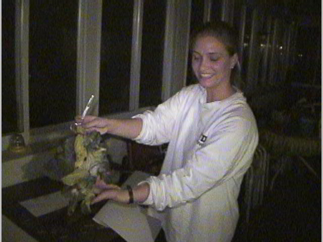 Lee Anne gets another one ready